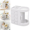 Tabletop Makeup Organizer Box 4 Drawer Perfume Jewelry Case Storage Organizer