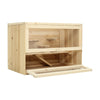 2 Tier Hamster Cage Wooden Small Animals Hutch Mice Rodent Play Exercise House