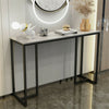 Industrial/ Morden Console Table Hall Entryway Slim Side Desk with Storage Shelf