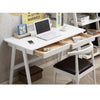 Modern Computer Desk Writing Study Table Office With 2 Drawers Dressing Table UK
