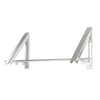 Stainless Steel Double Folding Wall Clothes Hanger Laundry Rack Retractable