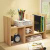 Wooden Desk Bookshelf Desktop Storage Organizer Display Rack Bookcase Shelf ~UK