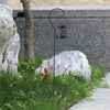 Solar Powered LED Light Outdoor Yard Path Hanging Lantern Garden Decorative Lamp