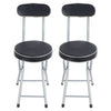 2X FOLDING BREAKFAST BAR STOOL CHAIR SEAT LIGHT WEIGHT SPACE SAVING FOLD ABLE