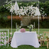 Adjustable 1m 2m 3m Wedding Arch Frame Backdrop Rectangular Stand Party Door Dec