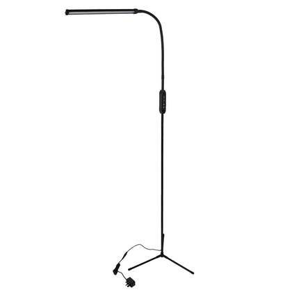 LED Floor Standing Light Dimmable Crafting Reading Work Lamp W/Remote Control