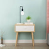 Bedside Table Cabinets Retro Bedroom Furniture Sofa Bed Side End Nightstand Wood