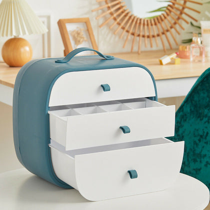3 Tier Drawer Storage Box Portable Underwear Bra Socks Tidy Divider Jewelry Case