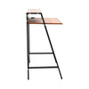 Modern Wooden Computer Laptop Desk Metal Legs Home Office Working Writing Table