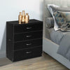 Modern Chest of Drawers Bedside Table Cabinet 4 Drawer Bedroom Storage Wood UK