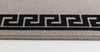 Machine Washable Non Slip Greek Key Kitchen & Hall Runners Rugs Mats Black Grey