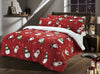 Teddy Duvet Cover Set Soft Printed Stars Stag Quilt Sets Warm Winter Bedding