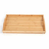 Wooden Bamboo Food Serving Breakfast Tea Coffee in Bed Lap Tray Folding Legs