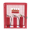 Gas Bottle Collapsible Cylinder Bottle Storage Galvanised Steel Mesh Cage Locked