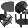 Bedside Table Cabinet Small Side End Table Nightstand Storage Shelf Organizer