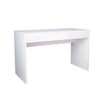 White Home Office Desk Computer PC Laptop Workstation Study Table w/ 2 Drawers