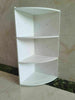 Bathroom Wall Storage Unit Shelf 3 Tier Corner Floating Shower Organizer Caddy