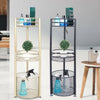 Bathroom Corner Shelf 3 Tier Shelving Rack Unit Display Stand Kitchen Storage