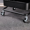 3 Tier Metal Kitchen Trolley Cart Slim Rolling Storage Rack Serving Shelf Tray