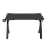 Ergonomic Gaming Table LED Computer Racing Desk RGB & Cup Holder Headphone Hoder