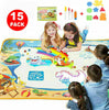 Large Children Magic Aqua Doodle Water Painting Drawing Mat Kids Board Toy + Pen
