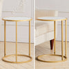 Gold Frame Small Bedside Table Cabinet Sofa Side End Coffee Table Nightstand