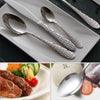 32-Piece Cutlery Set Flatware Stainless Steel Rounded Spoon Edge Dishwasher Safe