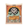 Tarot Tapestry The Moon Tarot Card Tapestry Medieval Europe Mysterious with for
