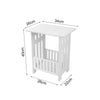 Bedside Table Cabinet Side End Table Nightstand Storage Organizer Home Stand UK