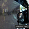 2x Car Auto Side Window Mesh Film Windshield Net Sun shade Sticker UV Protection