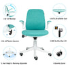Mesh Office Chair Adjustable Swivel Computer Desk Rocker Padded Flip-up Armrest