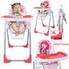 Adjustable Folding Baby Highchair High Feeding Seat Toddler Travel Table Chairs