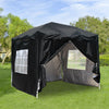 Gazebo Pop-up Marquee Canopy Garden Wedding Party Tent Water-Resistant 3 Size