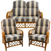 NEW CUSHIONS AND COVERS FOR CANE/RATTAN CONSERVATORY WICKER FURNITURE piped