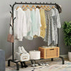 Heavy Duty Metal Rail Clothes Garment Hanging Rack Shelf Display Stand UK