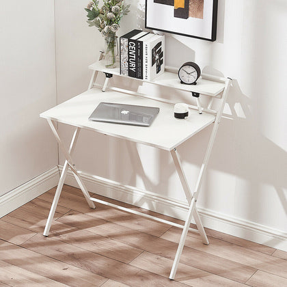 80cm Foldable Computer Desk Shelf Top Folding Laptop Table Office
