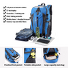 UK Waterproof 40L Backpack Rucksack Hiking Camping Trekking Bag Laptop Bag Black