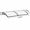 Door Canopy Awning Shelter Front Back Outdoor Porch Patio Window Roof Rain Cover