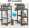 PC Computer Desk Writing Study Table Office Home Workstation Wooden & Metal
