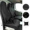 HEAVY DUTY WATERPROOF BLACK VAN SEAT COVERS 2+1 FOR FORD TRANSIT PANEL