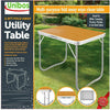 2.3FT FOLDING PORTABLE CAMPING TABLE, WOODEN MDF,OUTDOOR DINING BBQ PICNIC PARTY