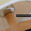 Bedside Lamp Night Light Warm White Gift Wood Table Linen Room Bed