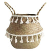 Wovens Seagrass Belly Basket Plant Flower Storage Straw Pot Home Garden Decors