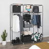 Portable Closet Canvas WardrobeClothes Organiser Storage Shelves Hanging Section