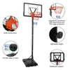 Large 2.1M-3M Height Basketball Hoop Adjustable Backboard Rim Portable Fitness