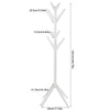 8 Hooks Wooden Coat Stand Coat/Jacket/Hat/ Clothes Hanger Floor Standing Rack