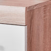 White & Sonoma Oak Large 2 Door 2 Drawer Sideboard Cupboard TV Cabinet Furniture