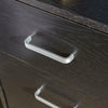 Bedside Table Black 3 Drawer Bedside Cabinet Night Stand Metal Runners