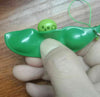 1X/5X Soy Bean Pea Pod Fidget Stress Toy Keyring Anti Anxiety Stress Relief Tool