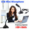 Desktop USB Microphone Stand Mini Studio Speech MIC for PC Laptop Netbook WW UK